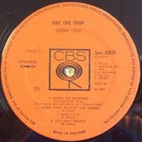 JOHNNY CASH Ride This Train Vinyl Record LP CBS
