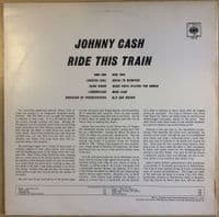 JOHNNY CASH Ride This Train Vinyl Record LP CBS