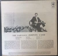 JOHNNY CASH The Fabulous Johnny Cash Vinyl Record LP CBS