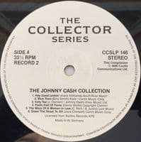 JOHNNY CASH The Johnny Cash Collection Vinyl Record LP Castle Communications 1986
