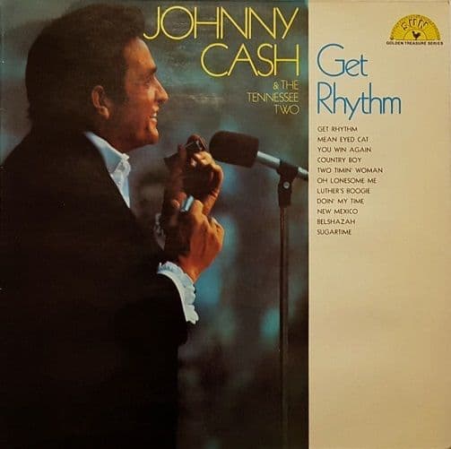 JOHNNY CASH & THE TENNESSEE TWO Get Rhythm Vinyl Record LP Sun