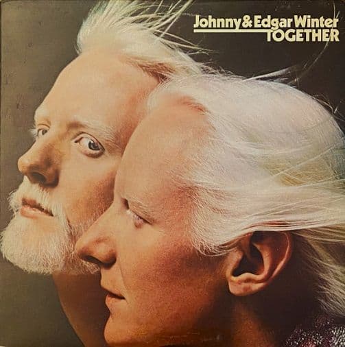 JOHNNY & EDGAR WINTER Together Vinyl Record LP Blue Sky 1976