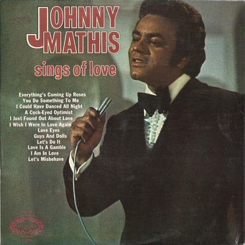 JOHNNY MATHIS Johnny Mathis Sings Of Love Vinyl Record LP Hallmark 1971