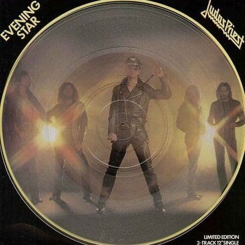 JUDAS PRIEST Evening Star Vinyl Record 12 Inch CBS 1979 Clear Vinyl