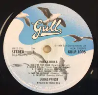 JUDAS PRIEST Rocka Rolla Vinyl Record LP Gull 1974 GULP 1005 Original UK Pressing Album Pic Sleeve