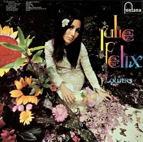 JULIE FELIX Flowers Vinyl Record LP Fontana 1967