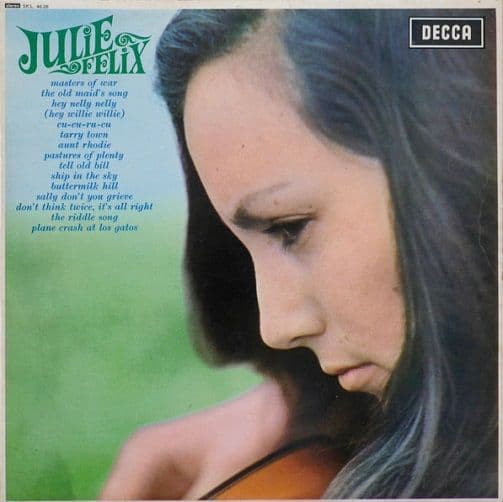 JULIE FELIX Julie Felix Vinyl Record LP Decca 1964
