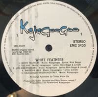 KAJAGOOGOO White Feathers Vinyl Record LP EMI 1983