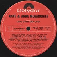 KATE & ANNA McGARRIGLE Love Over And Over Vinyl Record LP Polydor 1982