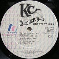 KC & THE SUNSHINE BAND Greatest Hits Vinyl Record LP T.K. 1980