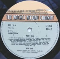 KIKI DEE Kiki Dee Vinyl Record LP Rocket 1977