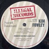 KIM FOWLEY Sunset Boulevard Vinyl Record LP Illegal 1978