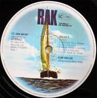 KIM WILDE Select Vinyl Record LP RAK 1982