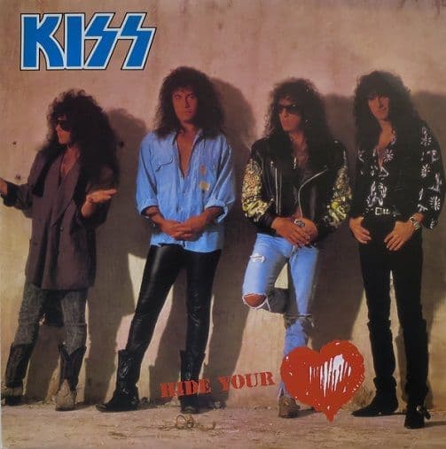 KISS Hide Your Heart Vinyl Record 12 Inch Vertigo 1989