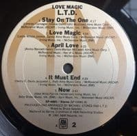 L.T.D. Love Magic Vinyl Record LP US A&M 1981