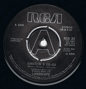 LANDSCAPE Einstein A Go-Go Vinyl Record 7 Inch RCA 1981
