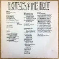 LED ZEPPELIN Houses Of The Holy Vinyl Record LP Atlantic 1973 Original UK 1st Pressing Sterling RL