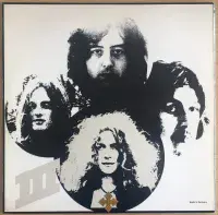 LED ZEPPELIN Led Zeppelin III Vinyl Record LP Atlantic 1970 UK Plum Label Celebration Misprint A5/B5