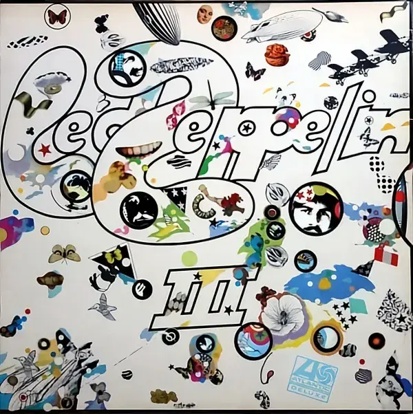 LED ZEPPELIN Led Zeppelin III Vinyl Record LP Atlantic 1970 UK Plum Label Celebration Misprint A7/B7