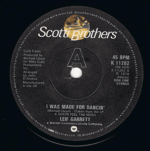 LEIF GARRETT I Was Made For Dancin' 7