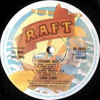 LINDA LEWIS Fathoms Deep Vinyl Record LP Raft 1973