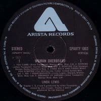 LINDA LEWIS Woman Overboard Vinyl Record LP Arista 1977