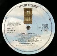 LINDA RONSTADT Greatest Hits Vinyl Record LP Asylum 1976