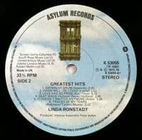 LINDA RONSTADT Greatest Hits Vinyl Record LP Asylum 1976