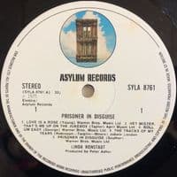 LINDA RONSTADT Prisoner In Disguise Vinyl Record LP Asylum 1975