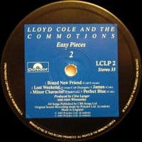 LLOYD COLE AND THE COMMOTIONS Easy Pieces Vinyl Record LP Polydor 1985
