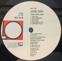 LOOSE ENDS Look How Long Vinyl Record LP 10 1990