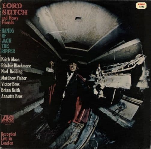LORD SUTCH AND HEAVY FRIENDS Hands Of Jack The Ripper Vinyl Record LP Atlantic 1972