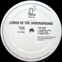 LORDS OF THE UNDERGROUND Tic Toc Vinyl Record 12 Inch US Pendulum 1994