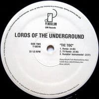LORDS OF THE UNDERGROUND Tic Toc Vinyl Record 12 Inch US Pendulum 1994