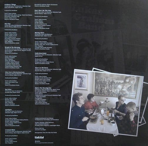 LUKAS GRAHAM Lukas Graham Vinyl Record LP Copenhagen 2012
