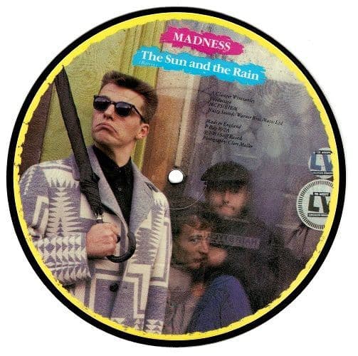 MADNESS The Sun And The Rain Vinyl Record 7 Inch Stiff 1983 Picture Disc