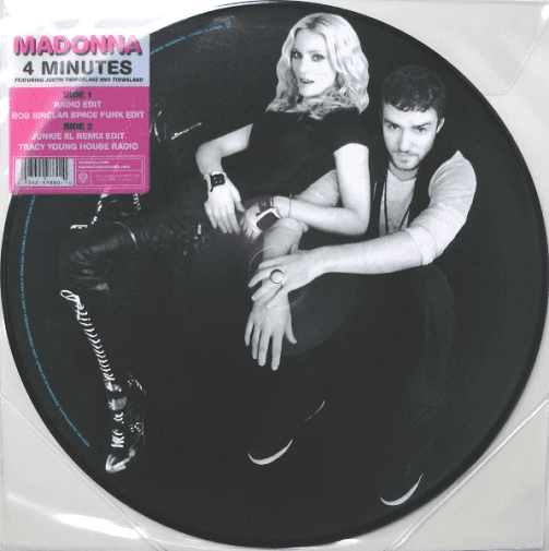 Madonna 4 Minutes 12インチレコード MADONNA FEAT JUSTIN TIMBERLAKE 4 Minutes Vinyl Record 12 Inch