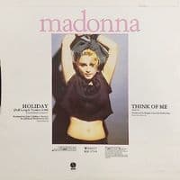 MADONNA Holiday Vinyl Record 12 Inch Sire 1985