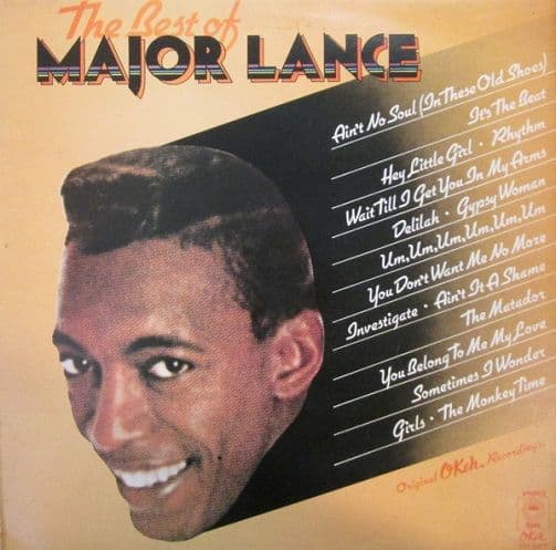 MAJOR LANCE The Best Of Major Lance Vinyl Record LP 1976
