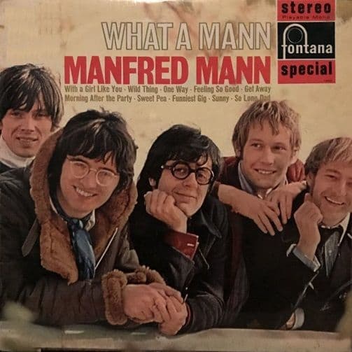 MANFRED MANN What A Mann Vinyl Record LP Fontana 1968.