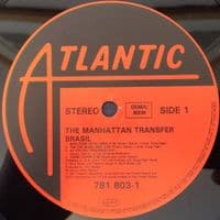 MANHATTAN TRANSFER Brasil Vinyl Record LP Atlantic 1987