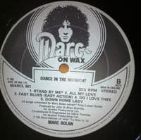 MARC BOLAN Dance In The Midnight Vinyl Record LP Marc On Wax 1983