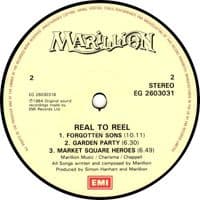 MARILLION Reel To Reel Vinyl Record LP EMI 1984
