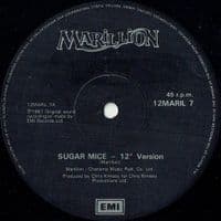 MARILLION Sugar Mice Vinyl Record 12 Inch EMI 1987