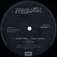 MARILLION Sugar Mice Vinyl Record 12 Inch EMI 1987