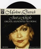MARLENE DIETRICH Just A Gigolo Vinyl Record 7 Inch Columbia 1978 DB 9050 Original Soundtrack Single