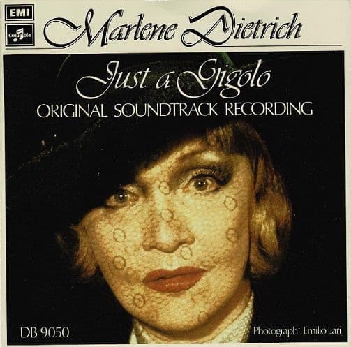 MARLENE DIETRICH Just A Gigolo Vinyl Record 7 Inch Columbia 1978 DB 9050 Original Soundtrack Single