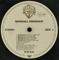 MARSHALL CRENSHAW Marshall Crenshaw Vinyl Record LP Warner Bros. 1982