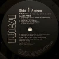 MARTHA AND THE MUFFINS Danseparc Vinyl Record LP RCA 1983