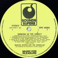 MARTHA REEVES AND THE VANDELLAS Dancing In The Street Vinyl Record LP Sounds Superb 1973
